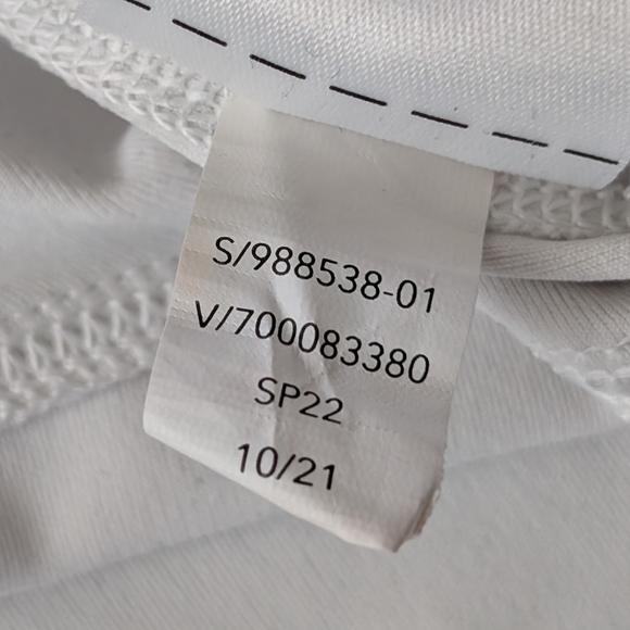 Athleta Ace Tennis/Golf Dress Workout Zip Front White Ball Pocket Size 1X - Picture 7 of 15